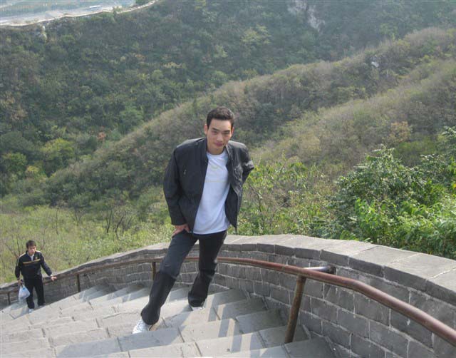 阿权在八达岭长城 阿权在八达岭长城