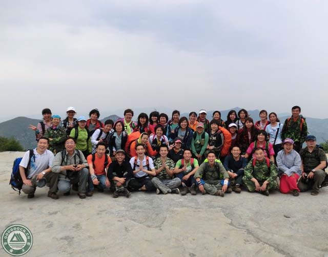 阿权和户外驴友们 驴友集体照